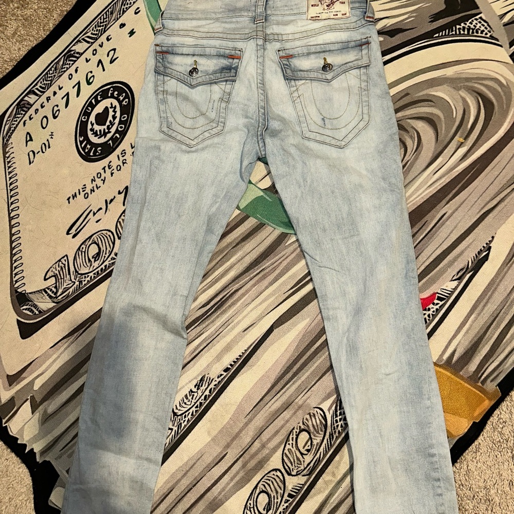 True Religion Light Blue Straight Men's Jeans